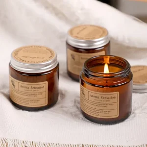 Luxury Handmade Natural Soy Wax Decorative Aromatherapy Scented Candles for Holiday Gift