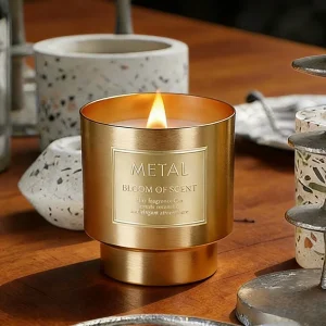 Luxury Handmade Soy Wax Scented Candle in Metal Box Home Living Room Decor Christmas Diwali Birthday Souvenir Gift
