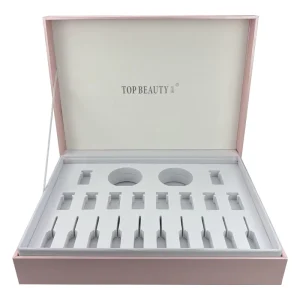 Luxury High End Custom Logo Perfume Essential Oil Skincare Wooden Gift Boxes Matt Lamination EVA Velvet Lining