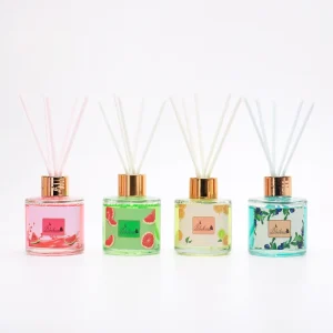 Luxury Home Aromatherapy Lavender Reed Diffuser 50ml Capacity with Sticks and Essential Oil Eco Friendly Long Lasting Fragrance