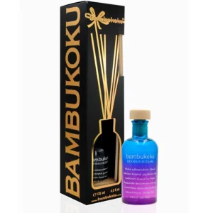Luxury Home Decor New Perfume Fragrance Fibre Stick Color Frosted Glass Bottle Reed Diffuser