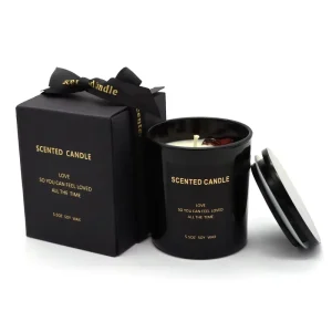 Luxury Home Decoration Custom Soy Wax Glass Jar Velas Perfumadas Die Duftkerzen Bougies Aromatiques Parfumées Scented Candle