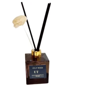 Luxury Home Decoration Fragrance Natural Essential Oil Glass Reed Diffuser Aromatherapy Scented Candle Gift Set