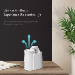 Luxury Home Reed Diffuser Set 120ml White Dolphins Liquid Aroma Fragrance Sticks Waterless Air Freshening for Car