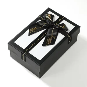 Luxury Lipstick Perfume Makeup Jewelry Packaging Folders with Bow Valentine’s Day Present Box Matt Lamination
