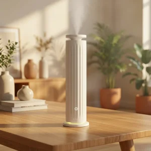 Luxury Matte Finish Aroma Diffuser Adjustable Warm Light Whisper Quiet Essential Oil Diffuser