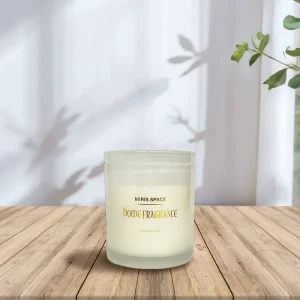 Luxury Palm Favors Holidays Logo Custom Scented Soy Wax Art Candle with White Aroma for Home Decoration and Valentine’s Day