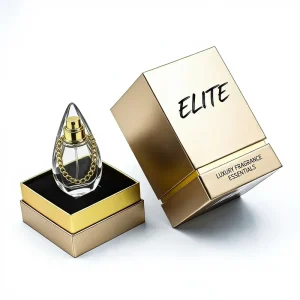 Luxury Perfume Bottle With Box Cosmetic Packaging Rigid Cardboard Beauty Makeup Set Essential Oil Gift Paper Box