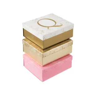 Luxury Perfume Gift Box Cosmetic Packaging Collapsible Mirror Gold Spa Skincare Sets Coffret Cadeau Ecologique Naturel