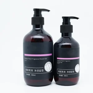 Luxury Personalized 300ml 400ml 500ml Whitening Bottle Hotel Shampoo Body Wash Shower Gel Hotel Amenities