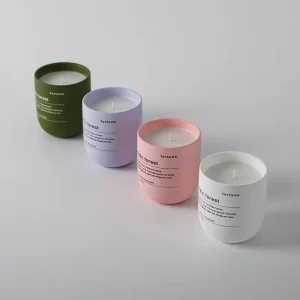 Luxury Private Label Scent Scented Candles in Bulk 8oz Customized Ceramic Scented Candles