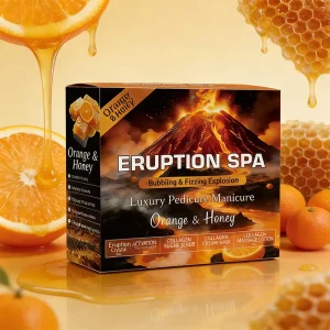 Luxury Professional Bubble Eruption Pedicure Set Collagen Therapy Strong Aroma 5 Steps Crystal Foot Soak Cleanse Box
