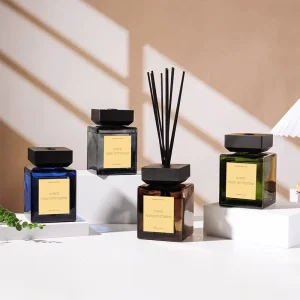Luxury Reed Diffuser Bottle 1000ml Large Capacity Glass Bottle Aromatherapy Home Fragrance Diffuser Gift for Weddings