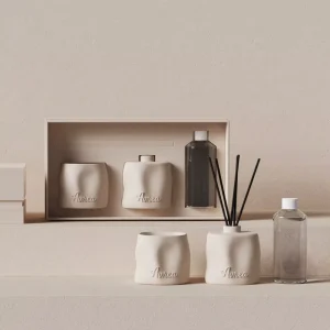 Luxury Reed Diffuser Bottle 200ml Large Square Diffuser Set With Reed Sticks Hotel Aroma Diffusers Decorative