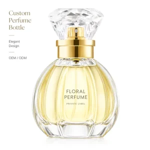 Luxury Ribbed Glass Bottle Parfum Women’s Perfume for Mini Perfume and Private Label