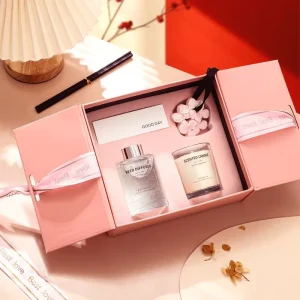Luxury Romantic Handmade Vintage Sustainable Home Fragrance Gift Set Valentine’s Day Christmas Ramadan Soy Wax Scented Candle