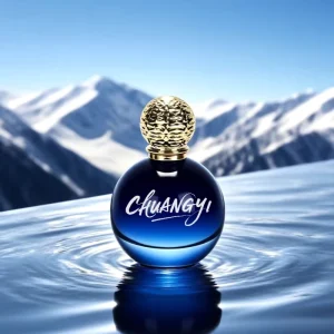 Luxury Round Glass Perfume Bottle With Packaging Box Customizable 30ml 50ml 100ml
