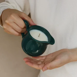 Luxury SPA Grade Rejuvenation Ceramic Massage Oil Candles Aromatherapy Soy Wax Candle Custom Scent for Holidays