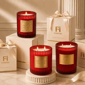 Luxury Scented Candle Gift Set Custom Scented Candles With Logo OEM Private Label Home Fragrance Candle Set For Gift & Retail