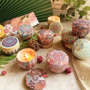 Luxury Scented Candle Home Decoration Wedding Gifts Mini Soy Wax Tea Light Candles Cute Birthday Candle Making Supplies