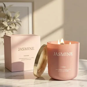 Luxury Scented Candles With Custom Logo And Color Soy Wax Candles And Package Set