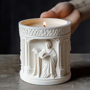 Luxury Scented Candles with Gentle Fragrance Premium Quality Wax Slow Burning Perfect for Relaxing Spaces Spa Nights