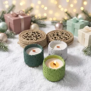 Luxury Small Size Creative Handmade Party Holiday Soy Wax Home Decor Scented Candle