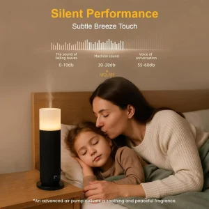 Luxury Smart App Controlled Electric Aromatherapy Diffuser 120ml Waterless Home Fragrance Diffuser