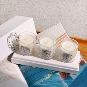 Luxury Soy Wax Candle Glass Jar Scented Private Label Custom Logo Bulk Supply for Thanksgiving New Year Holiday Party Gift