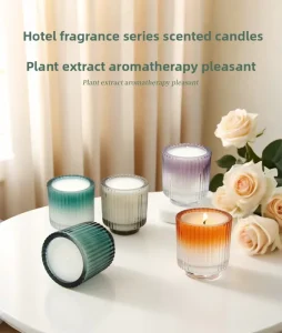 Luxury Soy Wax Cup Shaped Candle Gift Set Valentines Day Favors Five Star Hotels Semi Handmade Home Bedroom Use