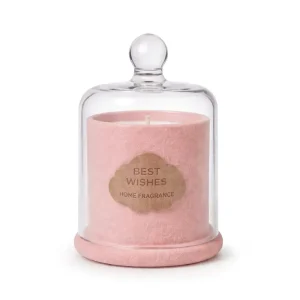 Luxury Soy Wax Velvet Cloche Scented Candle Minimalist Style Soft Cozy For Home Decor Gift
