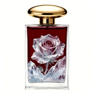 Luxury Square Glass Perfume Bottle 50ml Eco Friendly Mini Portable Cologne Atomizer Spray Spicy Fresh Floral Scent for Women
