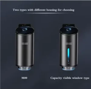 M80 USB Rechargeable Portable Car Air Freshener & Scent Diffuser with LED Lighting Plastic Vent Clip
