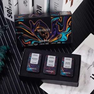 MEIDIAN 3pcs Portable Solid Perfume Balm Set Long Lasting Floral Woody Ointment Pocket Fragrance Stick Men Women Gift