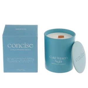 M&Sense Wood Wick Scented Candle with Leather Lid Customized Logo Luxury Aromatic Candle