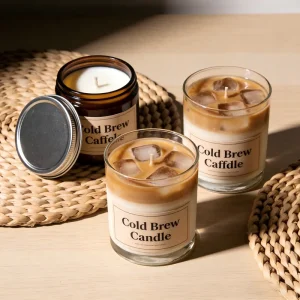 Machine-made Modern Coffee Scented Aromatherapy Candles Indoor Soy Wax Gift Home Decor Bulk OEM Wedding Thanksgiving Christmas