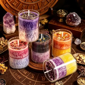 Magic Scented Votive Candle Religious Paraffin Wax Halloween Wedding Home Decoration 7 Days Chaka