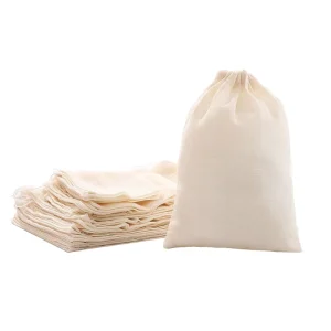 Manufacturer Direct Sale Reusable Cotton Nut Milk Bags 8*10cm Fully Stuffed Scented Sachets for Household Use Ready to Ship