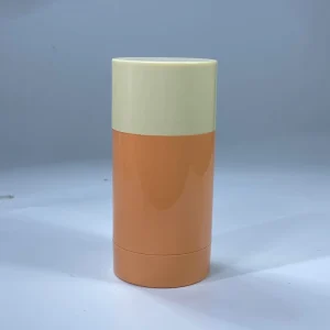 Manufacturer Double Wall All Plastic Matte Antiperspirant Fragrance Body Lotion Roll Bottle 75g Deodorant Stick Screen Printing