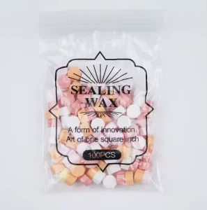 Manufacturer Modern Colorful Mixed Color Seal Wax Granules 35g Octagonal Fire Paint 100 Piece Small Party Novelties