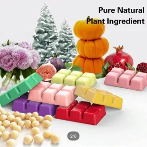 Manufacturer Supplies Scented Candle Blister Wax Melt Fragrance Burner Gift Box Soy Wax Smokeless Aromatic Wax Block