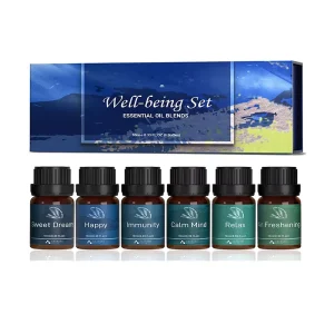 Manufacturers Buy Difuser Aromatherapy Organic Natural Pure Therapeutic Grade Rose Tea Tree Lavender Essential Oil 10p