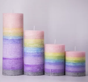 Manufacturers Handmade Paraffin Wax Unscented Candle Christmas Candle Craft Set Home Decoration Candle for Gift