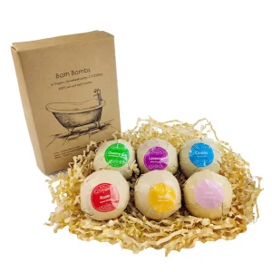 Manufacturer’s In Stock Organic Handmade Bath Salt Balls Gift Box Cross Border Bath Bombs Essential Oil Fragrance Bath