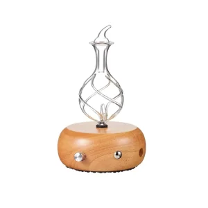Manufacturer’s Portable Electric Aroma Diffuser Real Wood Base Glass Essential Oil Nebulizer Waterless Aromatherapy USB