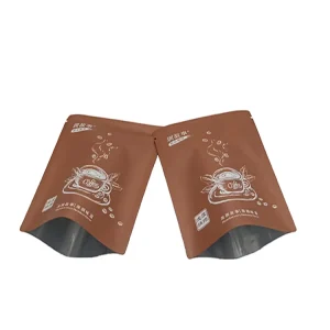 Matte Silver Kraft Paper Sachet Japanese Hanging Ear Drip Biodegradable Japanese Coffee Bags