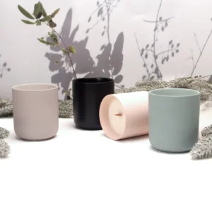 Matte Style White Luxury Scented Candle Minimalist Design Soy Wax Home Fragrance Candle Private Label Supplier