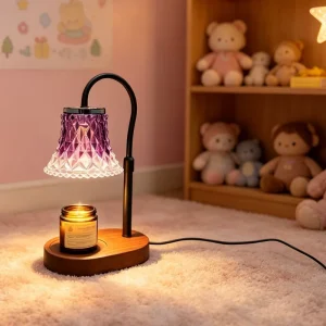 Melting Wax Aromatherapy Lamp Candle Warmer Dimmable American Style 220V Bedside Night Light Supports Dimmer Birthday Wedding