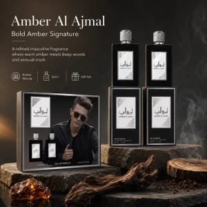 Men Gift Set 2 Bottles Luxury Matte Black Square Bottle Oriental Woody Long Lasting Male Fragrance Dubai
