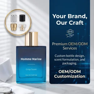 Men Ocean Fragrance Eau De Parfum Deep Sea Gradient Glass Light Fresh Marine Aroma for Multiple Scenarios